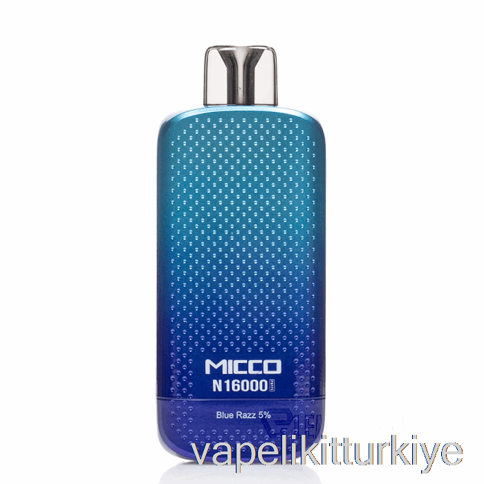 Vape Likit Ufuktech Micco N16000 Tek Kullanımlık Mavi Razz